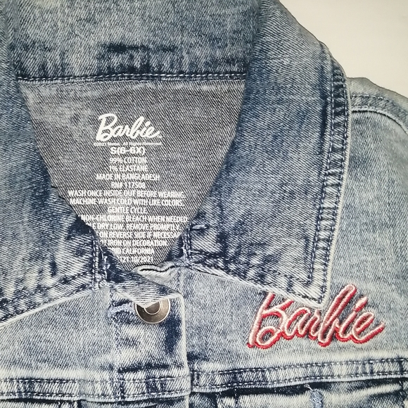 NEW Barbie Girl Revolution Jean Jacket Size Small 6-6x - Picture 3 of 3